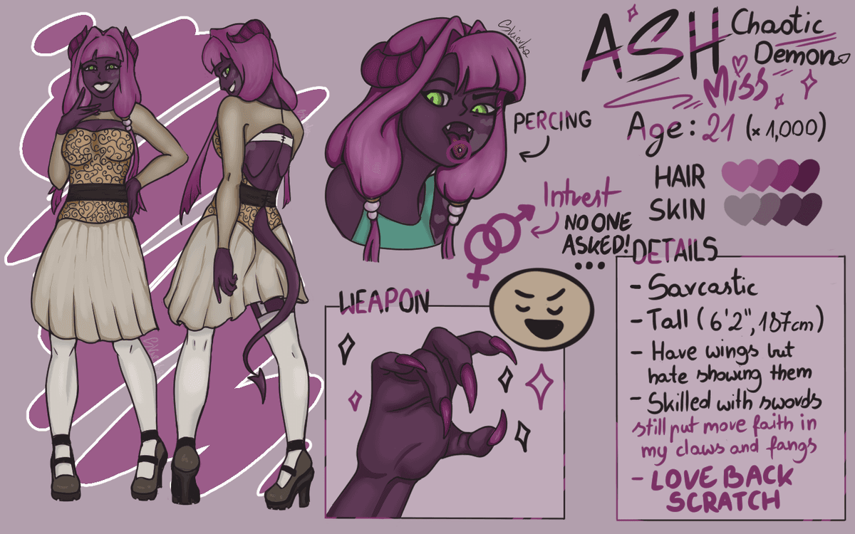 Character Sheet - Ash